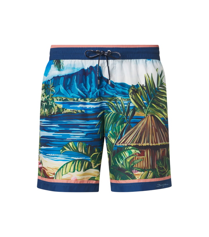 Photo: Dolce&Gabbana Printed swim trunks