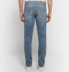 Nudie Jeans - Lean Dean Slim-Fit Tapered Organic Stretch-Denim Jeans - Men - Light denim