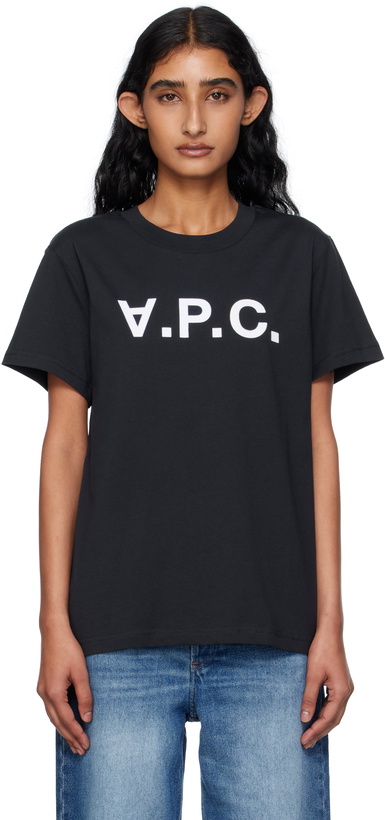Photo: A.P.C. Navy Standard Grand 'VPC' T-shirt