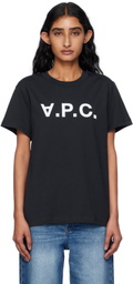 A.P.C. Navy Standard Grand 'VPC' T-shirt