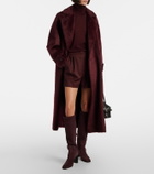Max Mara 75 suede knee-high boots