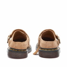 Dr. Martens Isham Buckle Mule in Sandy Tan Suede