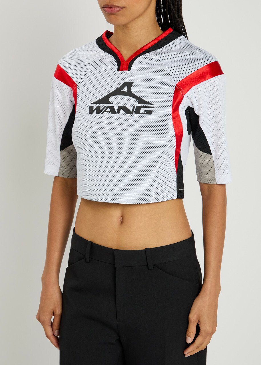 Alexander wang トップス Alexander Wang Perforated Cropped Jersey top Multicoloured