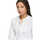 Ports 1961 White Poplin Tie Shirt