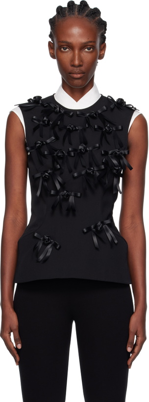 Photo: AO Yes Black Ribbon Tie Thurman Top