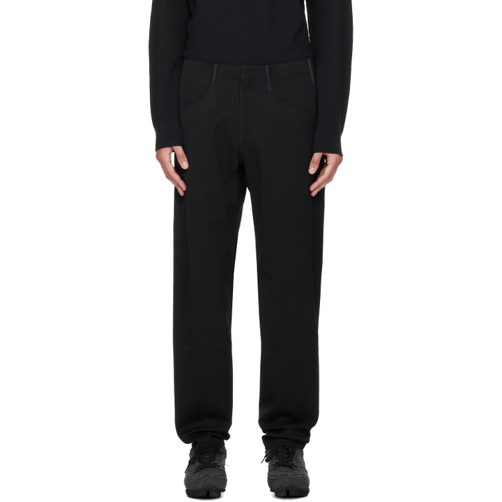 Photo: Veilance Black Voronoi Wool Trousers