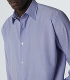 Auralee Pinstripe wool shirt