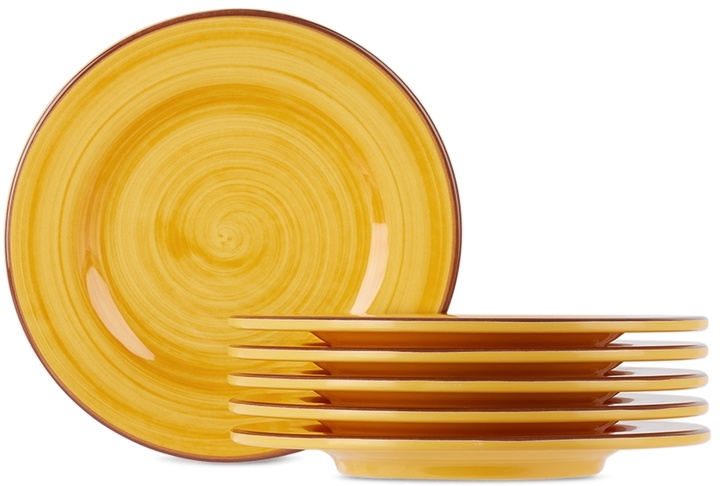 Photo: Mario Luca Giusti Yellow Saint Tropez Side Plate Set, 6 pcs