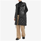 Max Mara Women's Sisoft Quilted Gilet in Black