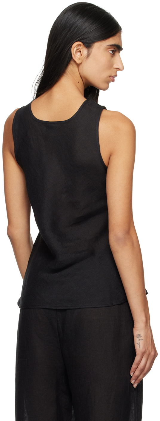 Baserange Black Dydine Heart Tank Top Baserange