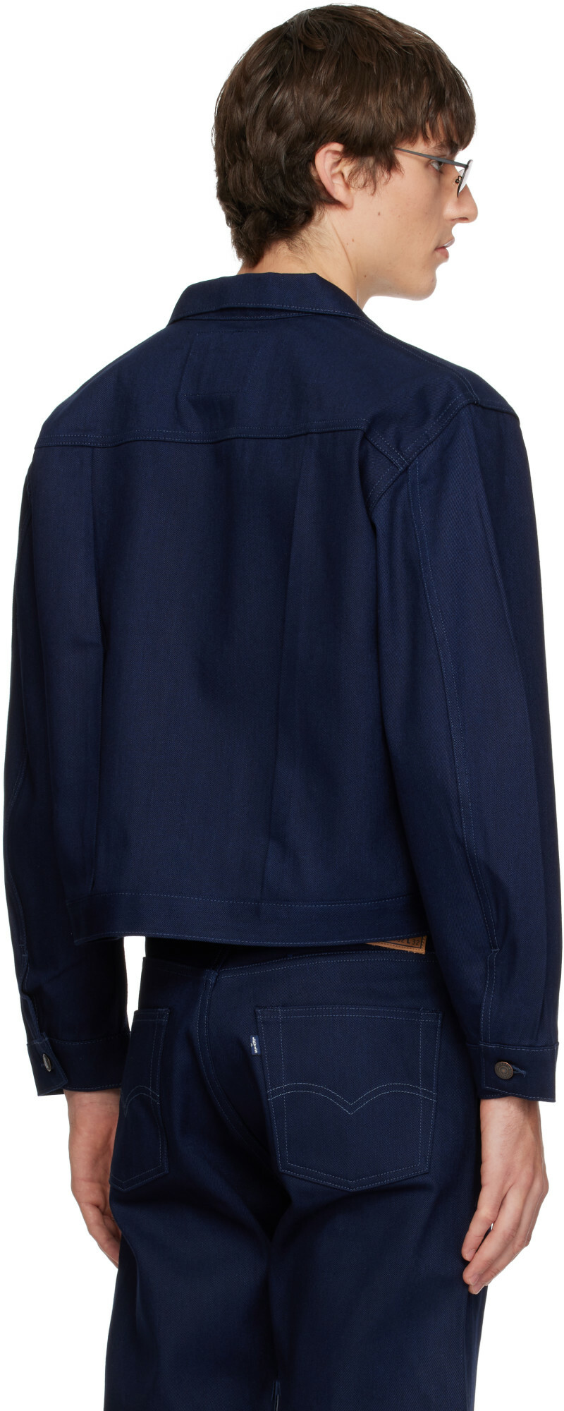 Levi's Blue Tab Navy Type I Selvedge Denim Trucker Jacket