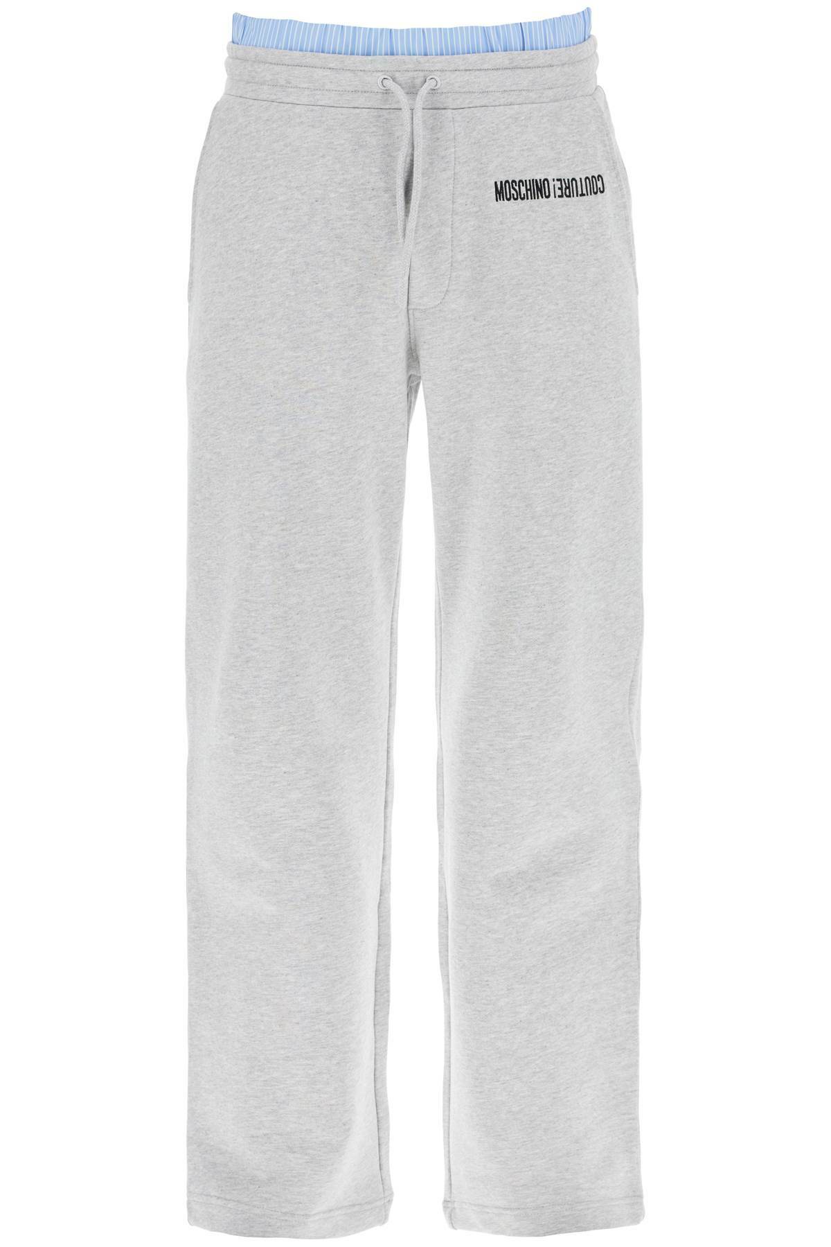 MOSCHINO jogger pants with boxer insert Grey Moschino