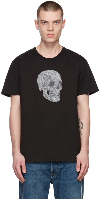 Photo: Alexander McQueen Black Skull Print T-Shirt