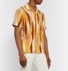 Mr P. - Printed Voile Shirt - Yellow