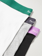 Paul Smith - Three-Pack Stretch-Cotton Boxer Briefs - Multi