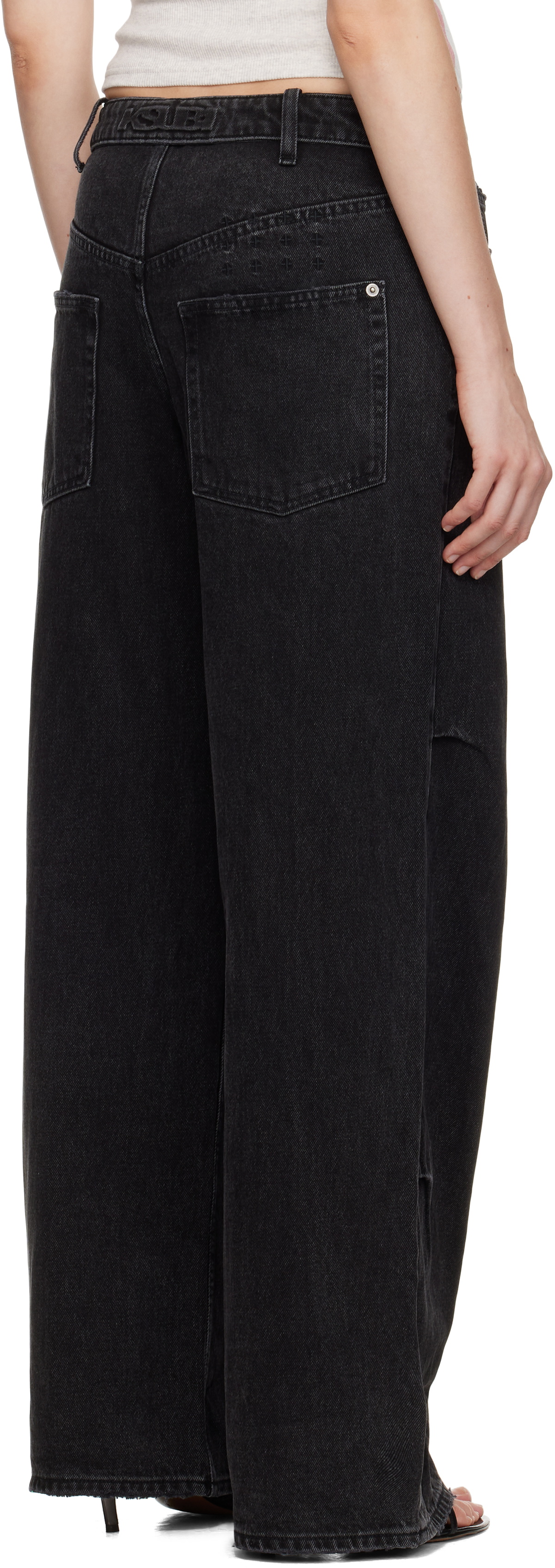 Ksubi Black Ksuper Flip Jeans