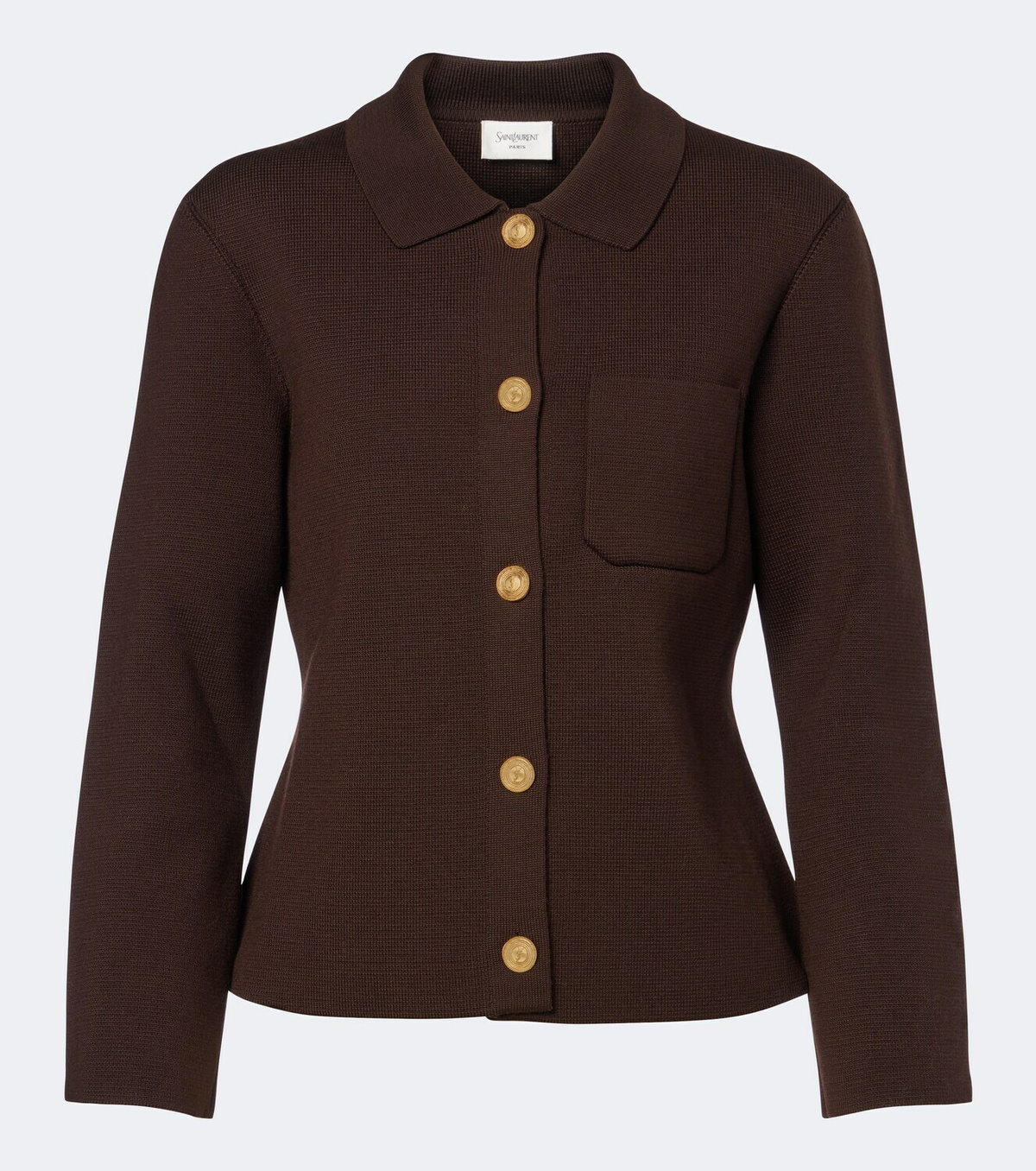 Saint Laurent Knitted wool cardigan
