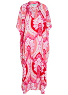 Melissa Odabash Carlotte Printed Woven Maxi Dress - Pink - One Size