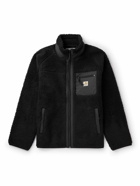 Carhartt WIP - Prentis Logo-Appliquéd Shell-Trimmed Fleece Jacket - Black