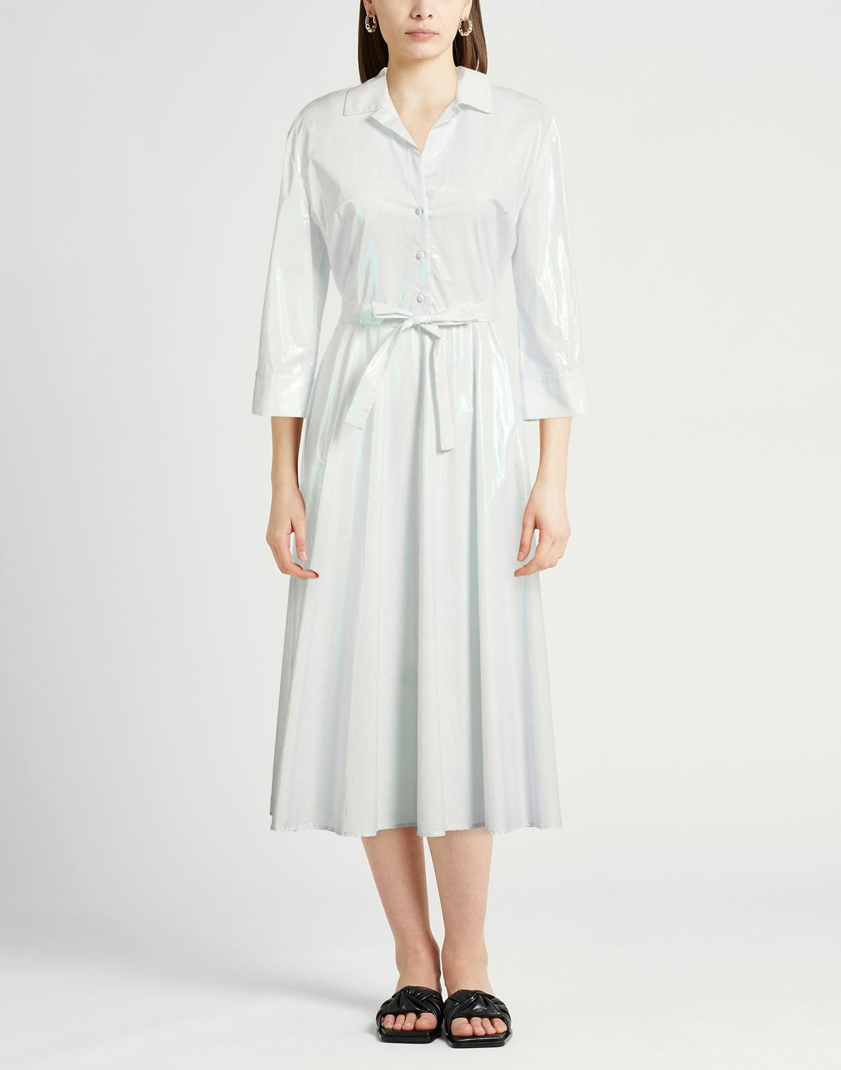 Jucca Womens Midi dress in Off white