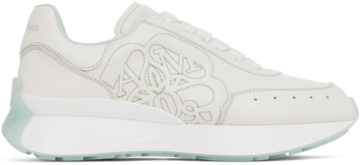 Photo: Alexander McQueen White Leather Sneakers