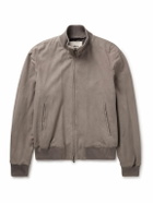 Altea - Lennox Suede Bomber Jacket - Brown
