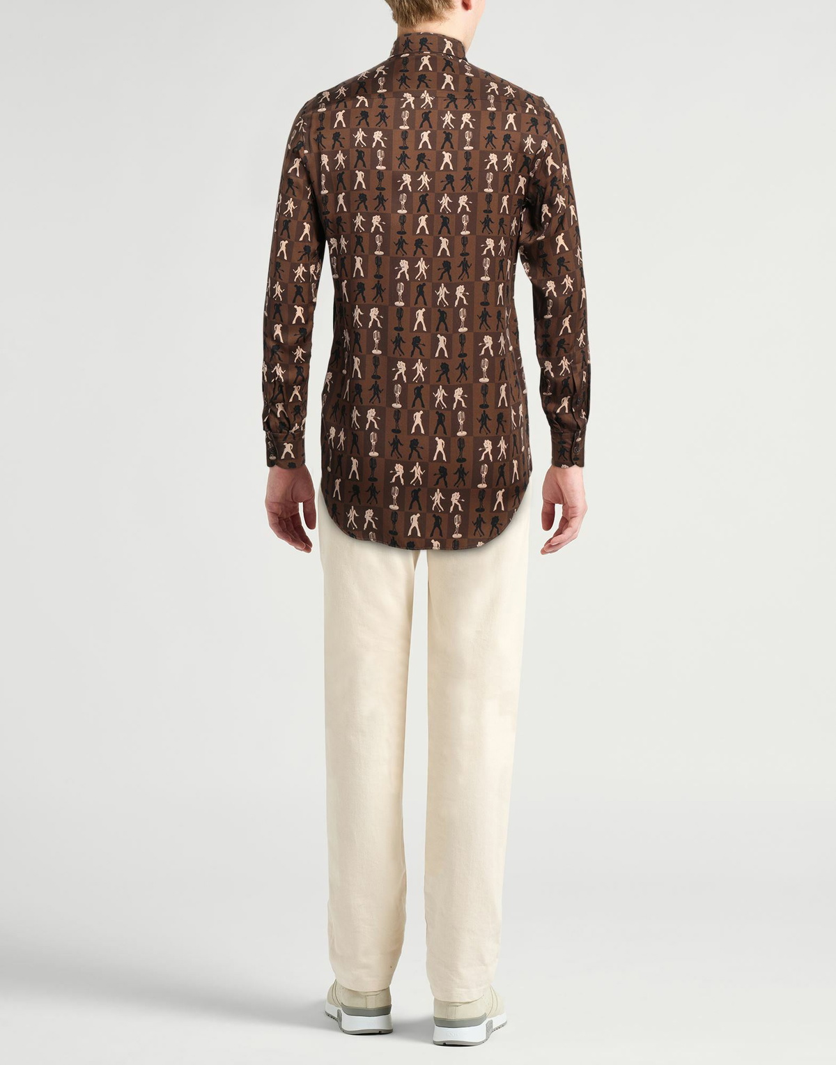 Pt Torino Mens Shirt in Brown