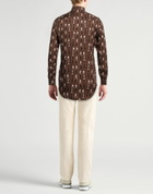 Pt Torino Mens Shirt in Brown