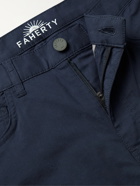 FAHERTY - Movement Slim-Fit Cotton-Blend Chinos - Blue