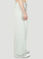 Lanvin - Relaxed Wide Leg Pants in Light Green