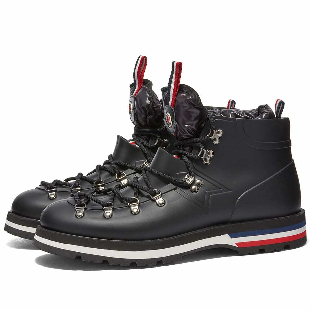 MONCLER モンクレール HENOC ショートブーツ 42 27cmブラック Moncler Men's Henoc Hiking Boot in Black Moncler