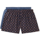 Hanro - Two-Pack Cotton-Poplin Boxer Shorts - Multi