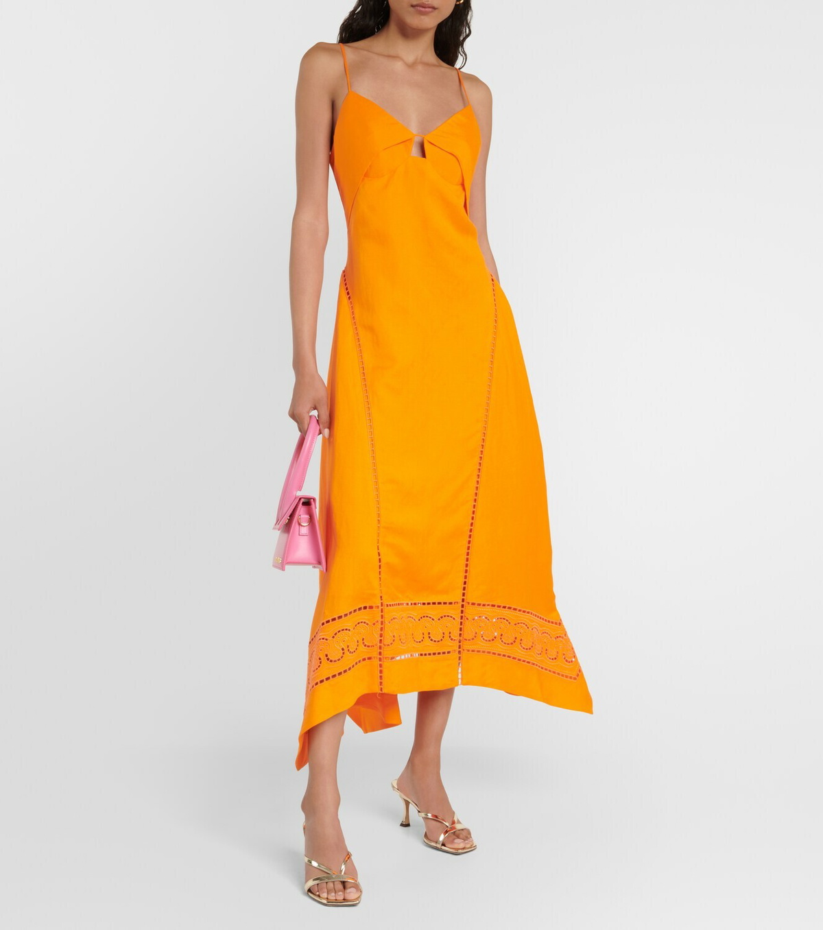 knee length dresses for ladies Simkhai Women's Crissy Linen Shirting Dress