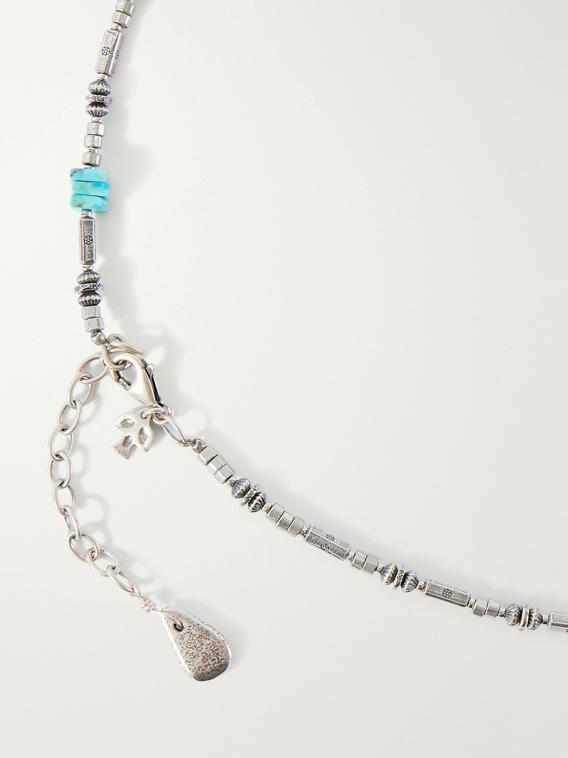 Peyote Bird - High Desert Sterling Silver Multi-Stone Necklace - Silver