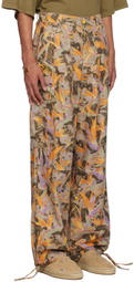 drew house Multicolor Printed Cargo Pants