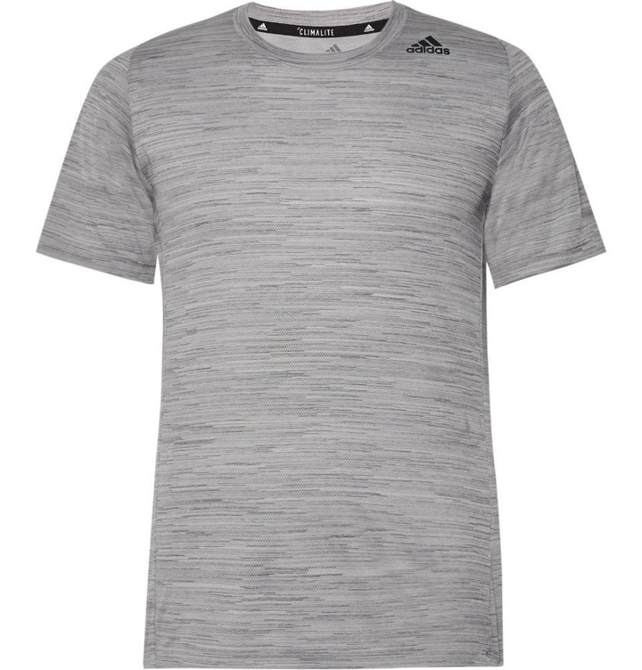 Photo: Adidas Sport - Ultimate Tech Mélange Climalite T-Shirt - Gray