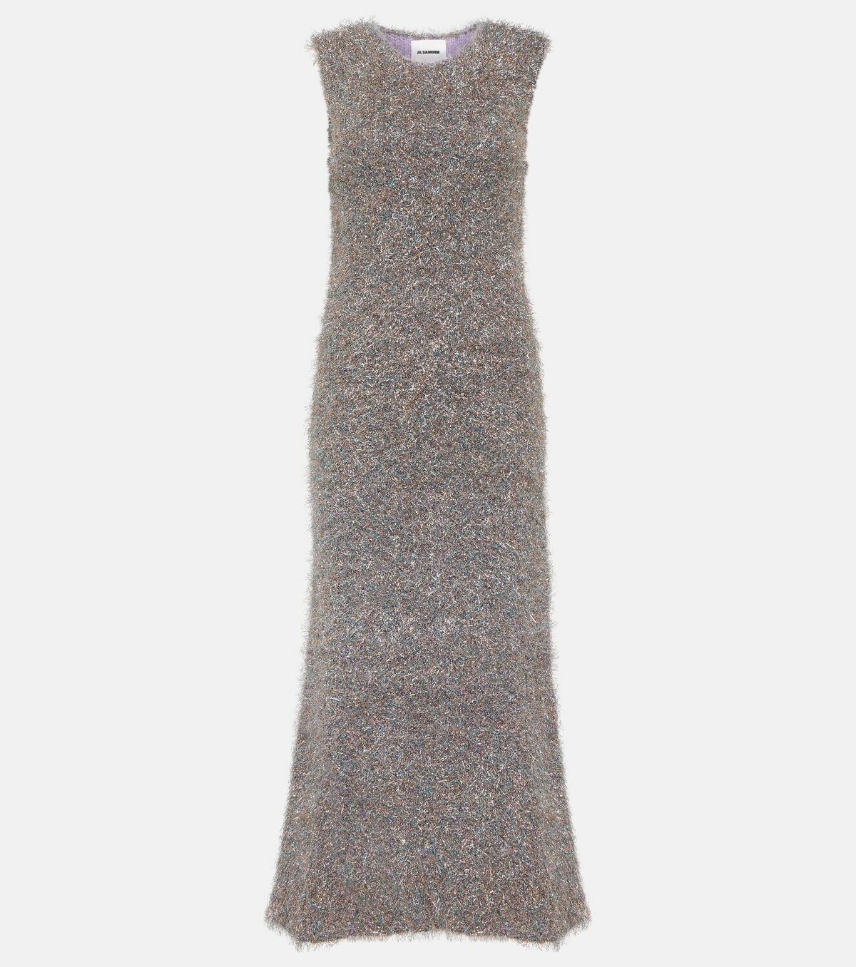 Jil Sander Lurex metallic midi dress Jil Sander