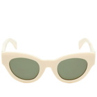 KAMO Women's Stella Sunglasses in Ivory