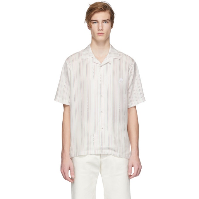 Photo: Band of Outsiders White Boardies Edition Psychedelic Shirt