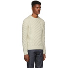 rag and bone Ivory Trevor Aran Sweater