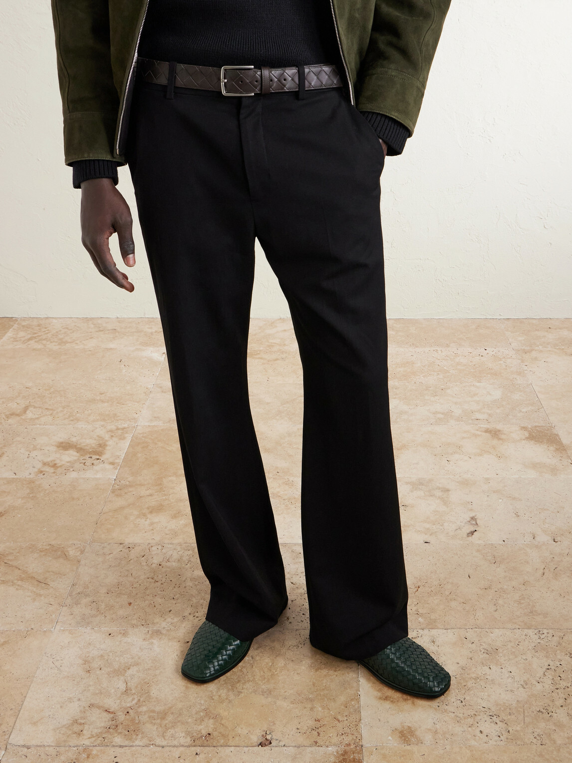 Bottega Veneta - Intrecciato Leather Loafers - Green