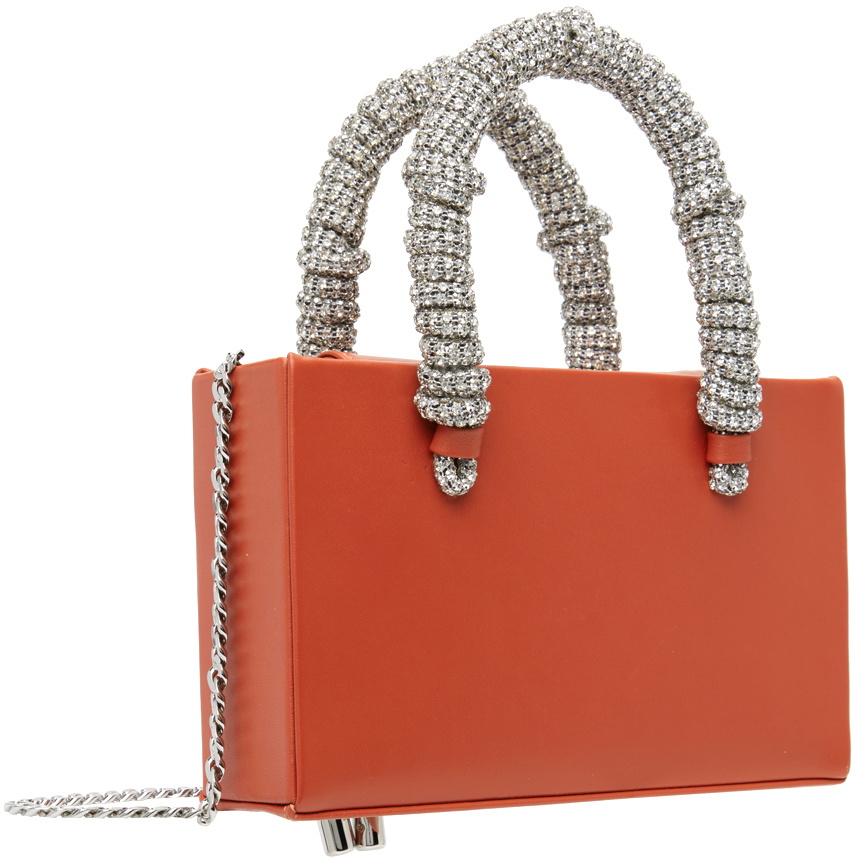 KARA Red Midi Phone Cord Bag