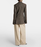 Bottega Veneta Wool and cotton-blend mouliné blazer