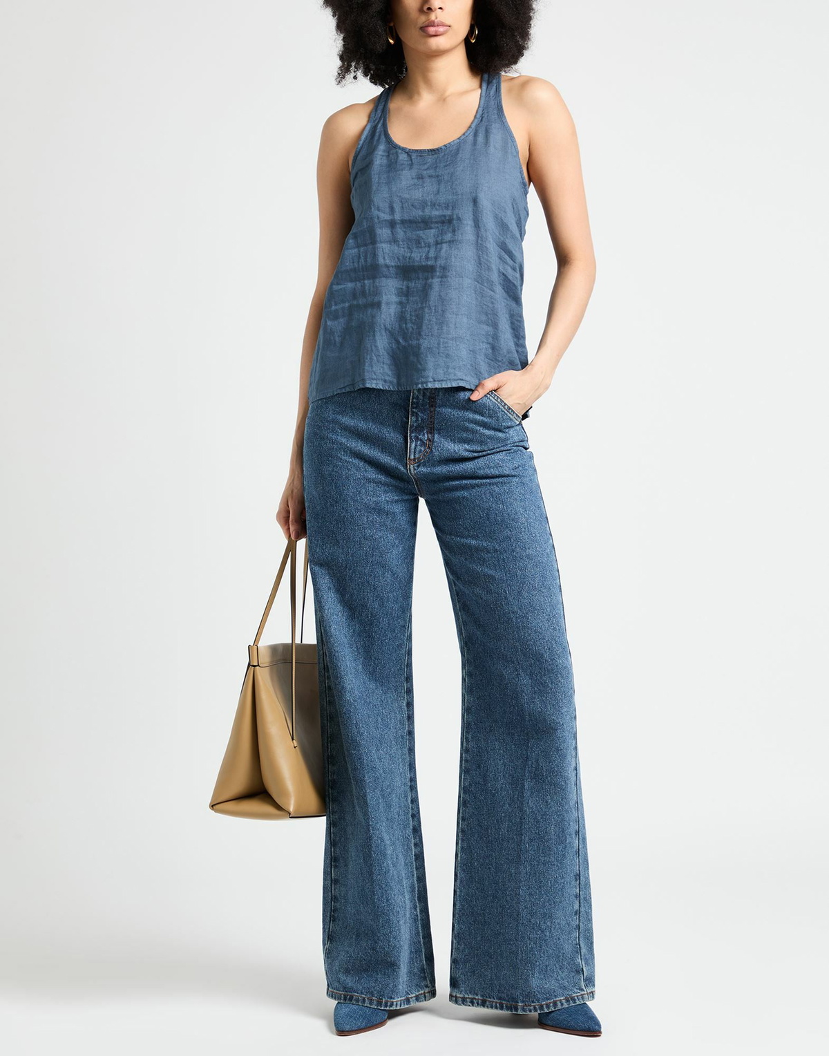 Crossley Womens Top Slate in Blue