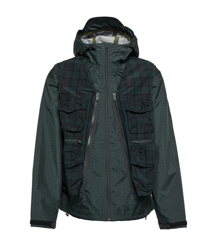 Photo: Undercover - Checked layered blouson jacket