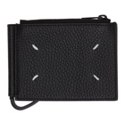 Maison Margiela Black Money Clip Wallet