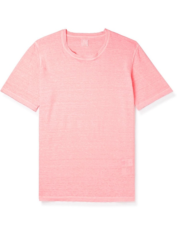 Photo: 120% - Linen-Jersey T-Shirt - Pink