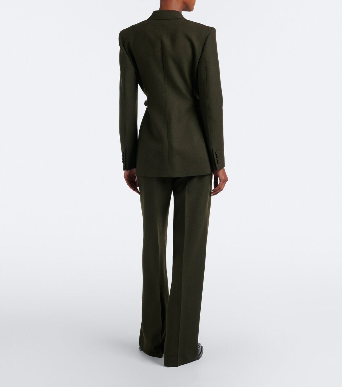 Gabriela Hearst Norman virgin wool wide-leg pants