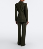 Gabriela Hearst Norman virgin wool wide-leg pants