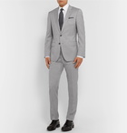 Hugo Boss - Navy Huge/Genius Slim-Fit Super 120s Virgin Wool Suit - Gray